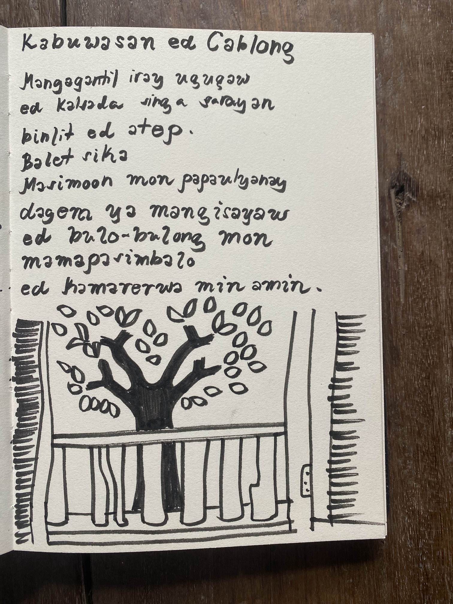 Handwritten Kabuwasan ed Cablong